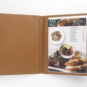 BUKU MENU PLASTIK A4 BROWN BUKU MENU JAKARTA DALAM 1