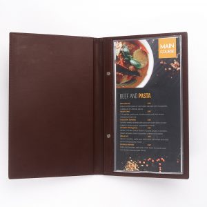 BUKU MENU PLASTIK BROWN BUKU MENU JAKARTA DALAM 1